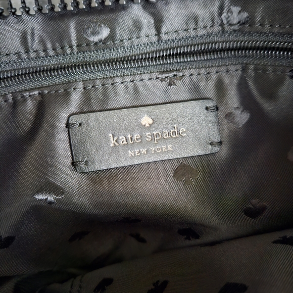 Kate Spade Black Quilted Chelsea Tote Euc - Picture 5 of 11